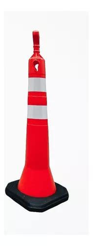 Cone Balizador Tráfego Rodovia T Top Refletivo 114 Cm Pesado