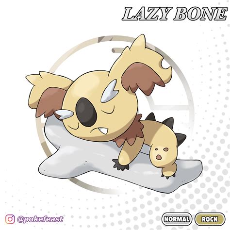 Lazy Bone: Komala Ancient Paradox : r/fakemon