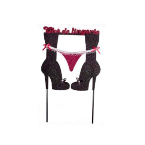 Topo De Bolo Ch De Lingerie Oi Comadre