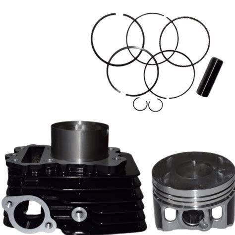 Cylinder Block Piston Kit Compatible For Bajaj Pulsar 135 Indian Bikes Spares