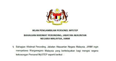 Jawatan Kosong Jabatan Akauntan Negara Malaysia Janm Detik Info