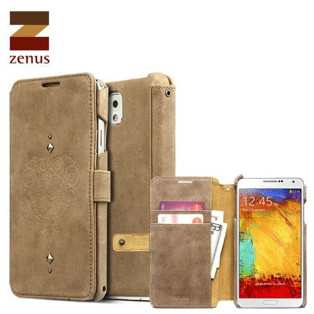 Zenus Retro Vintage Diary Case Samsung Galaxy Note 3 Vintage Brown