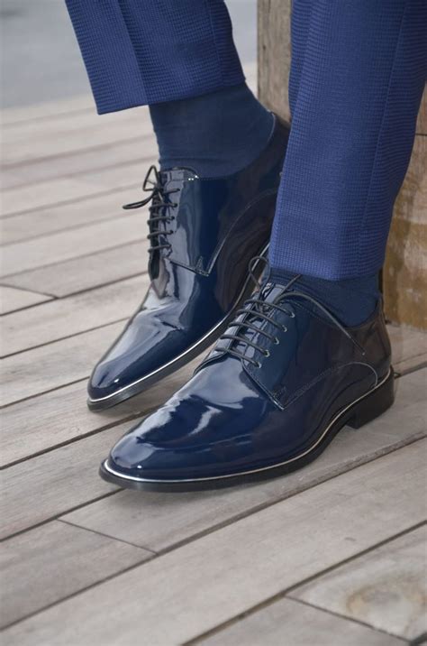 Buy Navy Blue Leather Oxford By With Free Shipping Navy Blue Shoes Blue Shoes