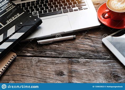 Desk Work Office Concepttechnology Stock Image Image Of Clapper