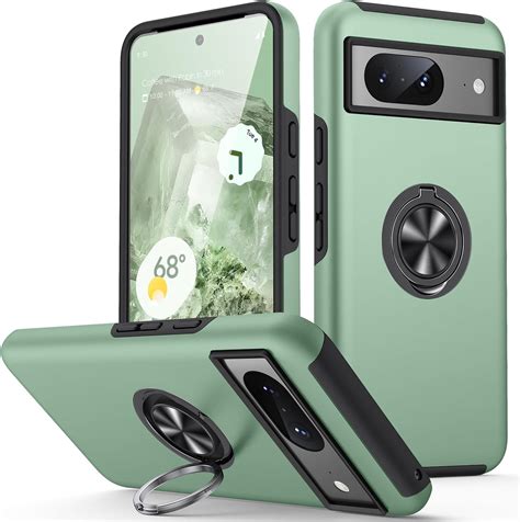 KOVASIA For Google Pixel 8 Case With Kickstand Support Magnetic Car