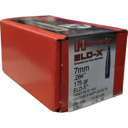 7mm 284 Diameter 175 Grain ELD X 100 Count By Hornady