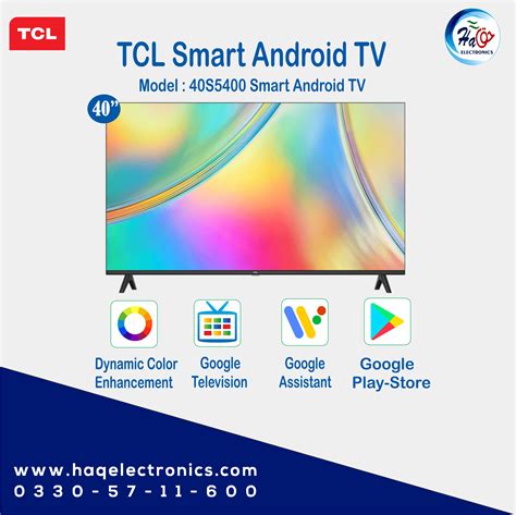 TCL 40S5400 Smart Android LED TV HAQ Electronics