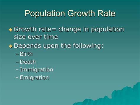 Chapter 5 Population Ecology Charateristics Geographical Distribution Density And Growth