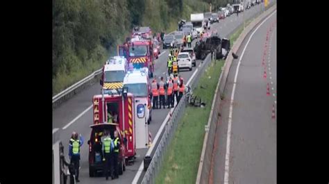 Grave accident sur l autoroute A26 trois morts La Voix du Nord Vidéos