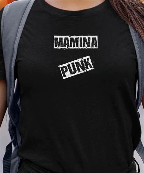 T Shirt Mamina PUNK Pour Femme