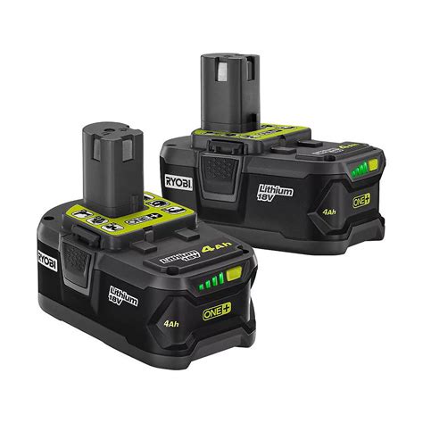 Ryobi 18v One Lithium Ion 40 Ah High Capacity Battery 2 Pack The