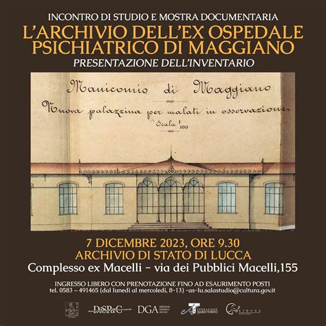 L Archivio Dell Ex Ospedale Psichiatrico Di Maggiano Presentazione