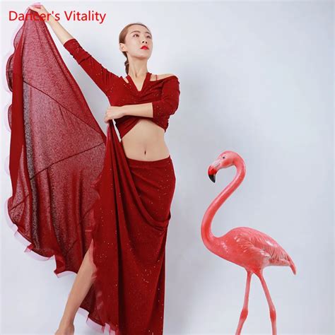 2018 New Arrivals Women Belly Dance Practice Set Sexy Dancing Costume