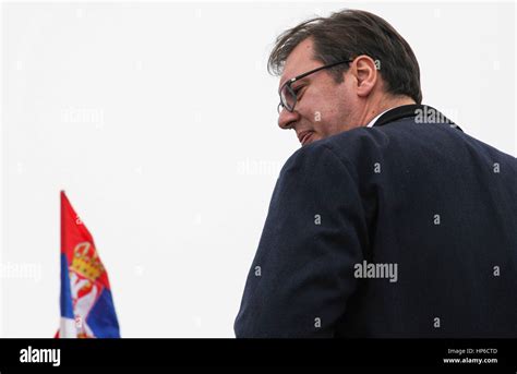 Aleksandar Vucic And Flag Hi Res Stock Photography And Images Alamy