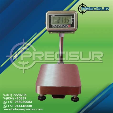 Calibración de Balanza de Acero Inoxidable T Scale S29BB de 100 kilos