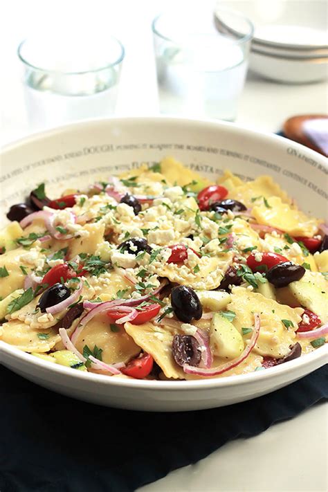 Greek Ravioli Salad - TGIF - This Grandma is Fun