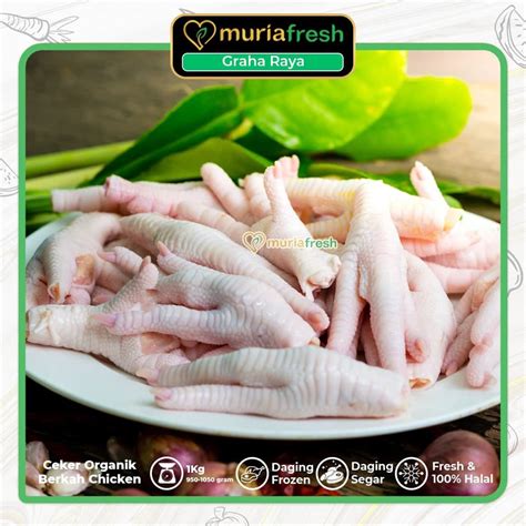 Jual Ceker Ayam Organik Berkah Chicken 1 Kg Frozen Shopee Indonesia