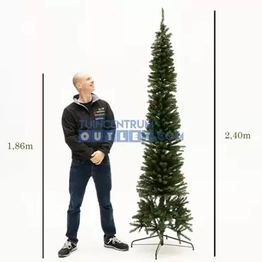 Kunstkerstboom Pencil Pine 240 Cm Hoog Groen Everlands Tuincentrum Outlet