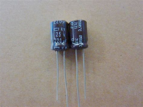 Pcs Nippon Ncc Ky Uf V C Radial Electrolytic Capacitor Low