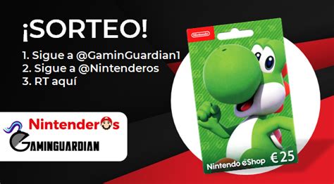 Nintenderos On Twitter Sorteamos Esta Tarjeta De 25 Para La