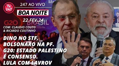 Boa Noite Dino No Stf Bolsonaro Na Pf G Estado Palestino