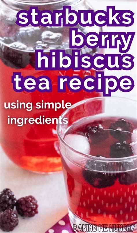 Youll Love The Flavor Of This Starbucks Hibiscus Tea Recipe You Can