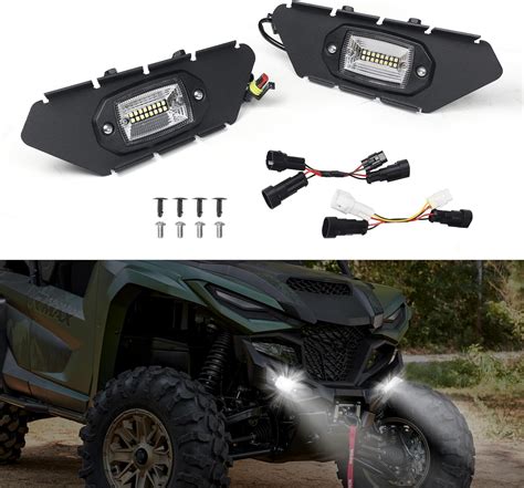 Cusautv Front Bumper Lights Fascia Lights Compatible With Yamaha Wolverine Rmax2