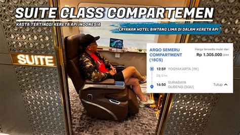 Jakarta Surabaya Kereta Api Argo Semeru Suites Class Compartment