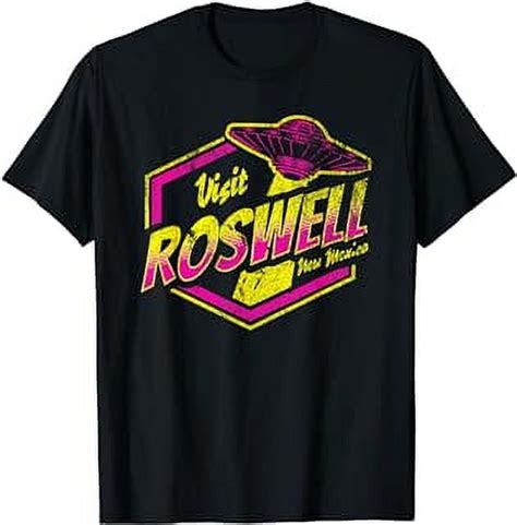 Visit Roswell New Mexico Ufo Aliens Retro Area 51 Vacation T Shirt