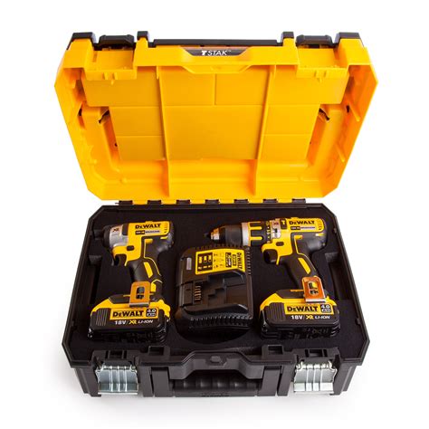 Toolstop Dewalt Dcd795 Combi Drill Dcf886 Impact Driver 18v Cordless