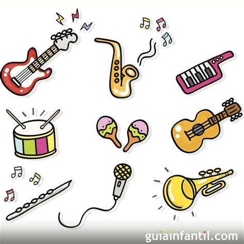 Dibujos Para Colorear De Instrumentos De M Sica Music Illustration