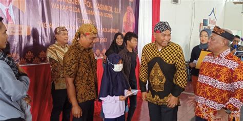 Fokus Borneo Melalui Seni Budaya Wakapolda Kaltara Ajak Warga Jawa