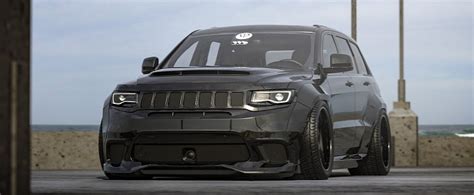 Jeep Trackhawk Diffsplitt Widebody Kit Looks Ready For Demon Power Autoevolution