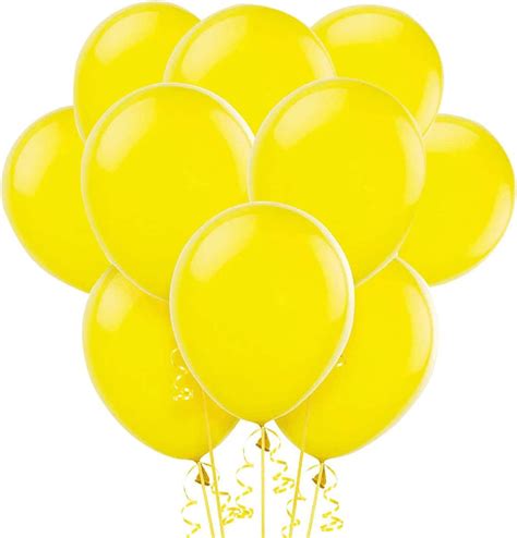 Amazon Yellow Balloons Pack Inch Yellow Latex Balloons