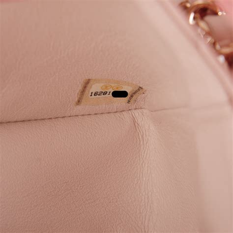 CHANEL Lambskin Quilted Mini Rectangular Flap Light Pink 125026