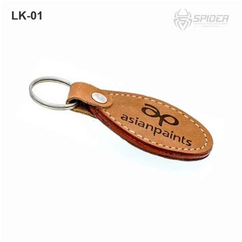 Brown Leather Keychain At Rs 8 Piece Leather Key Rings In Rohtak Id