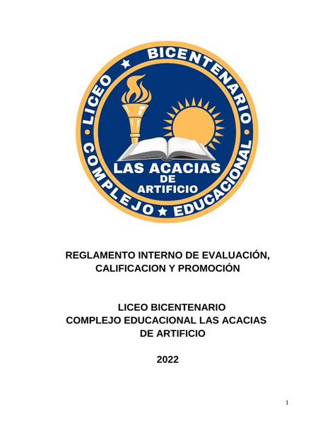 PDF REGLAMENTO INTERNO DE EVALUACIÓN CALIFICACION Y PDFSLIDE NET