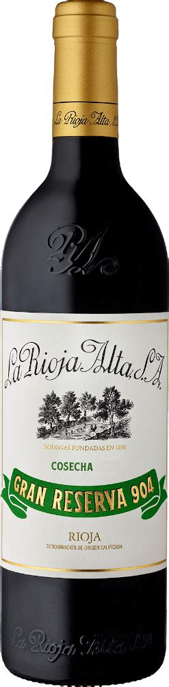 904 Gran Reserva Doca La Rioja Alta Günstig Bei Vinelloch Kaufen