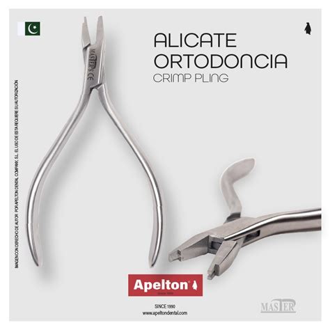 Alicate Para Crimpar Ganchos Master Apelton Dental