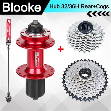 BLOOKE Hub 32 Holes MTB Ball Bearing Combo Bike Cassette Cogs 8 Speed