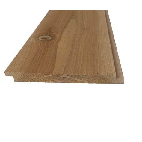 Pattern Stock Western Red Cedar Shiplap Board Common 1 In X 8 In X