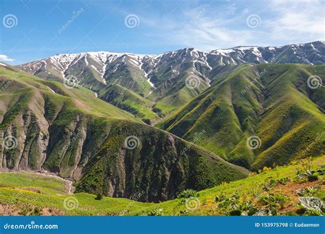 Snowy Peaks And Green Valleys Of The Western Tian Shan Mountains