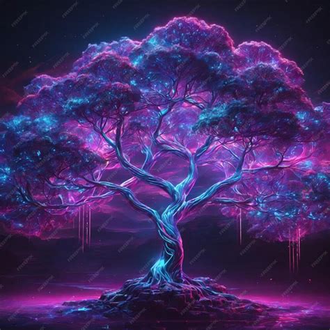 premium photo magical tree