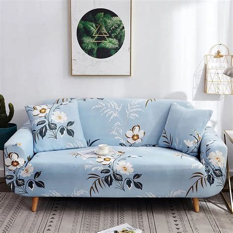 Leaf Pattern Sofa Cover For Living Room Elastic Furniture Sofa Cover