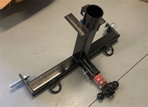 Titan Attachments 3 In 1 Forklift Mounted Hitch 8000 Lb