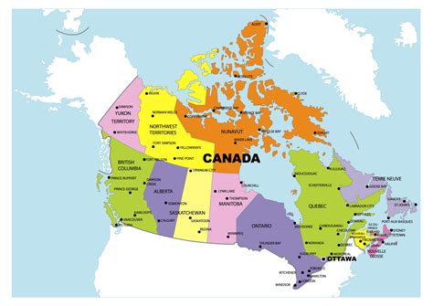 Geography: Canada: Level 1 activity for kids | PrimaryLeap.co.uk