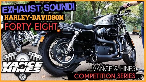 Exhaust Sound V H Competition Series Forty Eight Harley Davidson