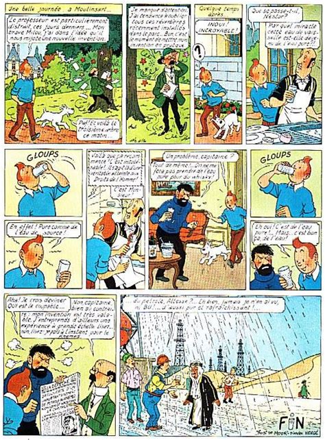 PLANCHE INÉDITE DE TINTIN par Bob de MOOR PASTICHE dans LES MAGICIENS