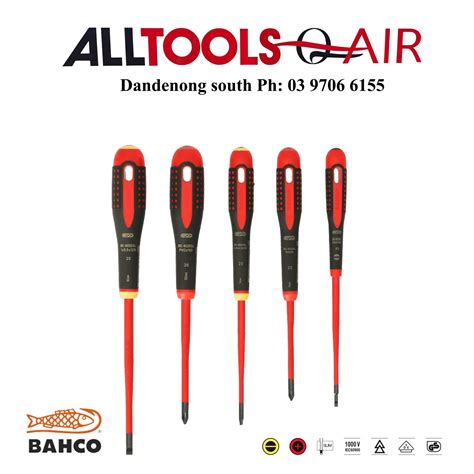 Bahco Ergo™ Slim Vde Insulated Slotted And Phillips Screwdriver Set
