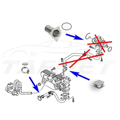 Agr Ventil Delete Entfernung Set F R Vw Touareg T Mit R Tdi Bac